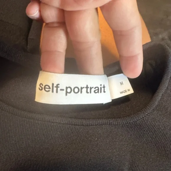 Self-Portrait Black Long Sleeve Dress - Picture 5 of 6